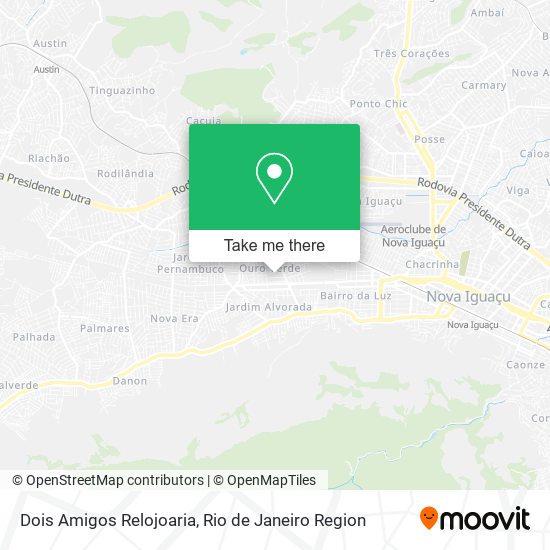 Dois Amigos Relojoaria map