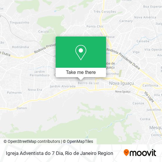 Igreja Adventista do 7 Dia map