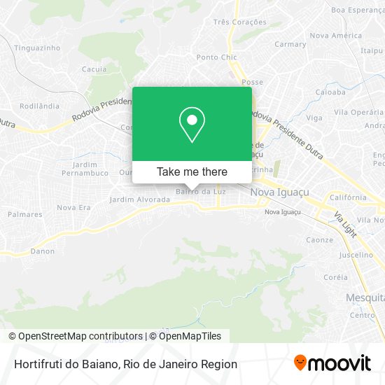 Hortifruti do Baiano map