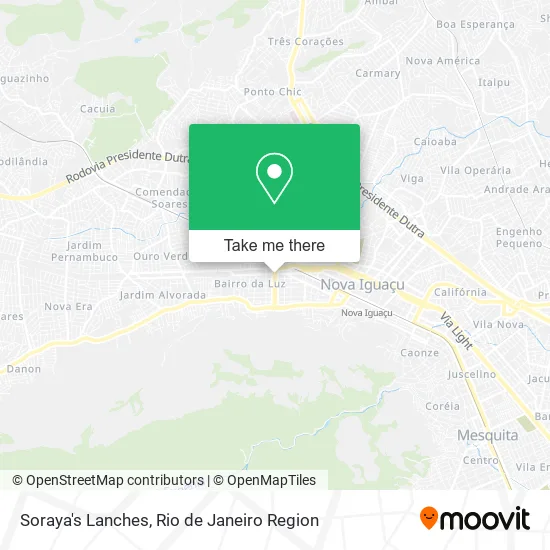 Soraya's Lanches map