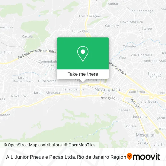 A L Junior Pneus e Pecas Ltda map