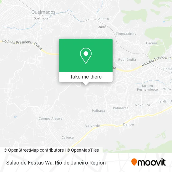 Salão de Festas Wa map