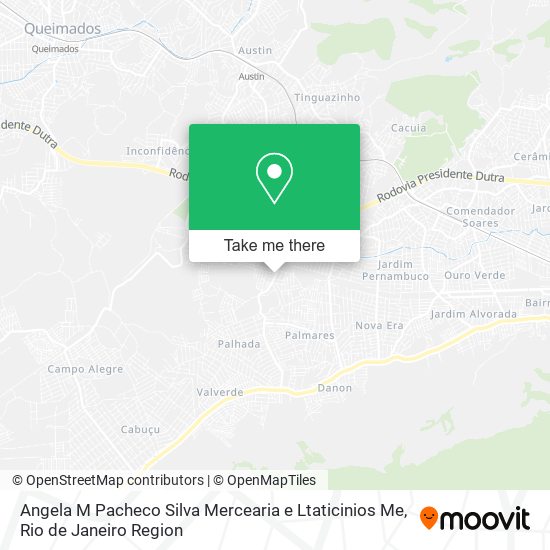 Angela M Pacheco Silva Mercearia e Ltaticinios Me map