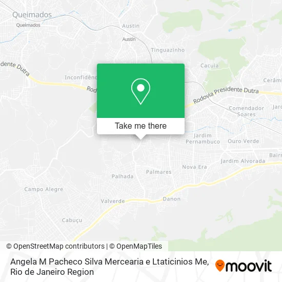 Angela M Pacheco Silva Mercearia e Ltaticinios Me map