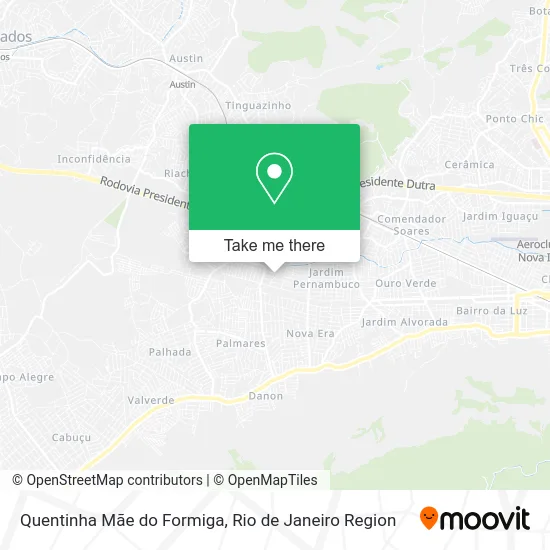 Quentinha Mãe do Formiga map