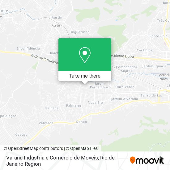 Varanu Indústria e Comércio de Moveis map