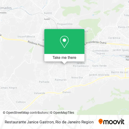 Restaurante Janice Gastron map
