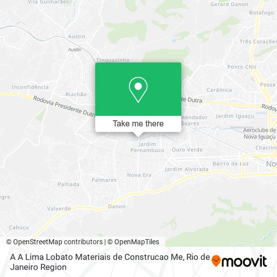 A A Lima Lobato Materiais de Construcao Me map