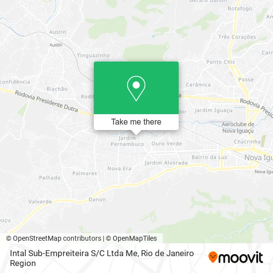 Intal Sub-Empreiteira S / C Ltda Me map