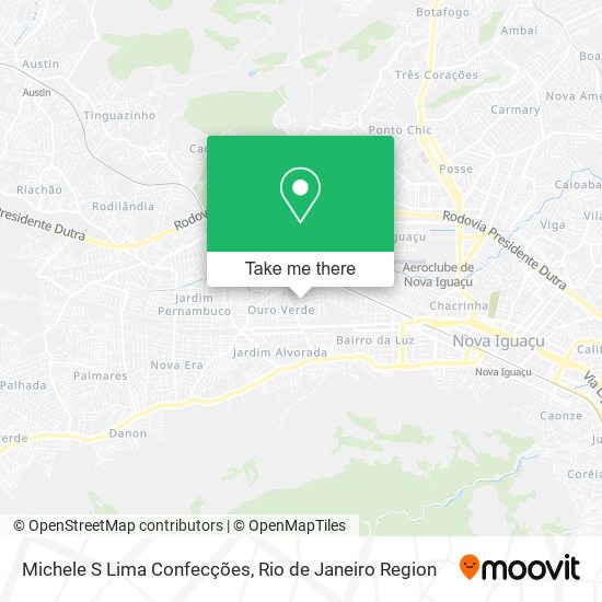 Michele S Lima Confecções map