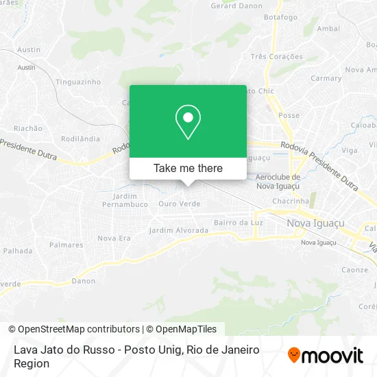Lava Jato do Russo - Posto Unig map