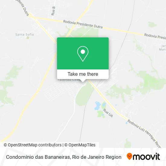 Condomínio das Bananeiras map