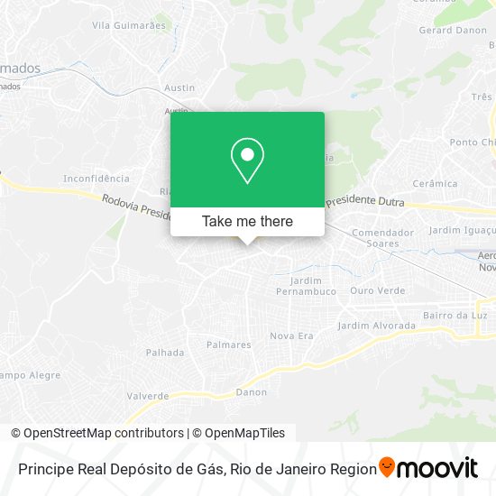 Principe Real Depósito de Gás map