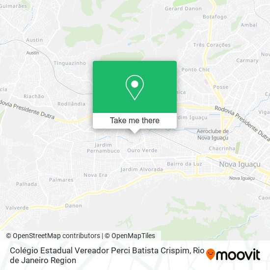 Colégio Estadual Vereador Perci Batista Crispim map
