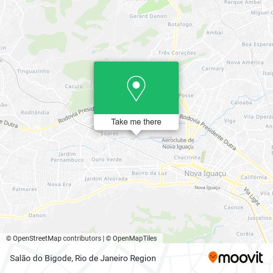 Salão do Bigode map