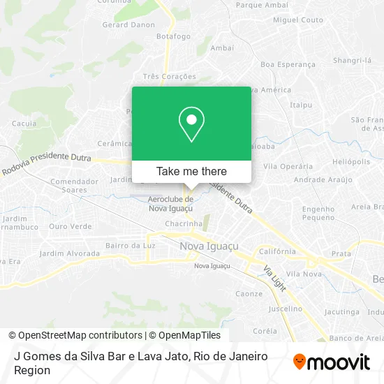 J Gomes da Silva Bar e Lava Jato map