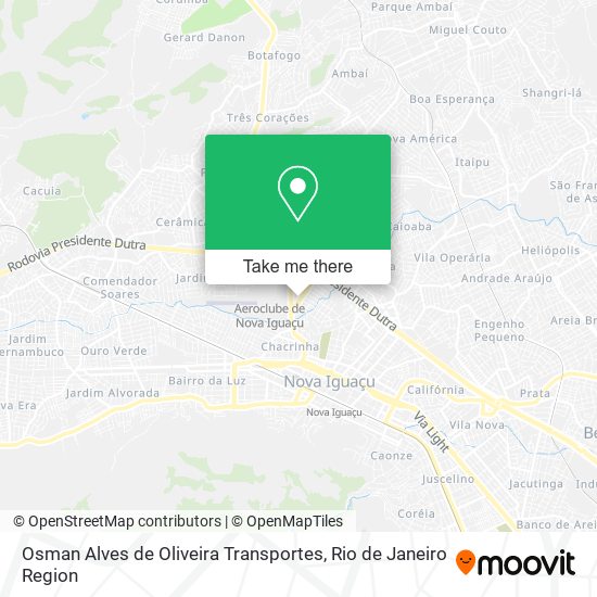 Osman Alves de Oliveira Transportes map