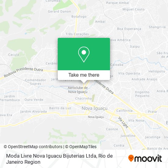 Moda Livre Nova Iguacu Bijuterias Ltda map