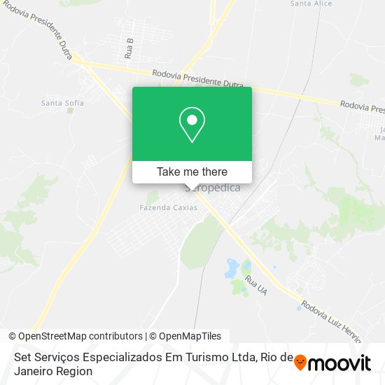 Set Serviços Especializados Em Turismo Ltda map