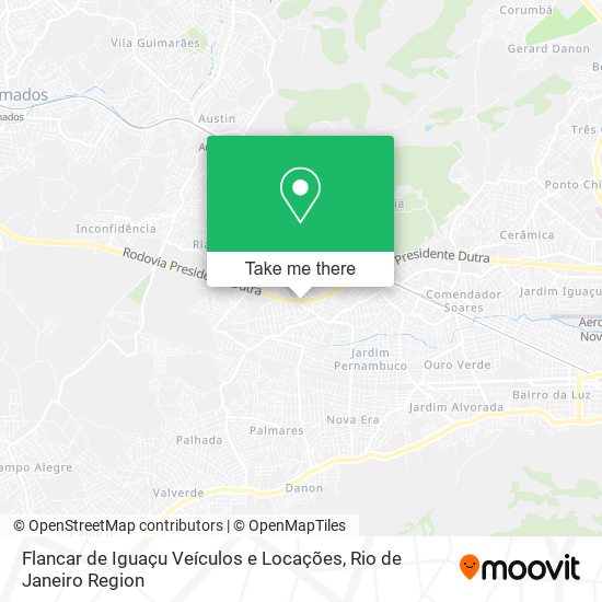 Flancar de Iguaçu Veículos e Locações map