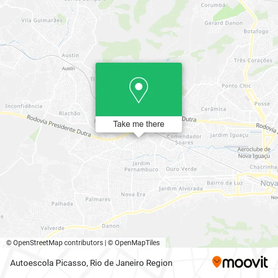 Autoescola Picasso map