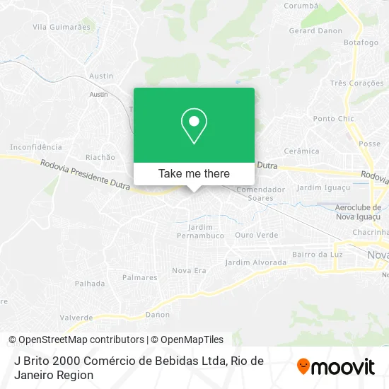 J Brito 2000 Comércio de Bebidas Ltda map