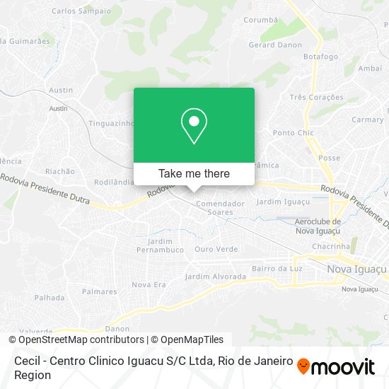 Cecil - Centro Clinico Iguacu S / C Ltda map