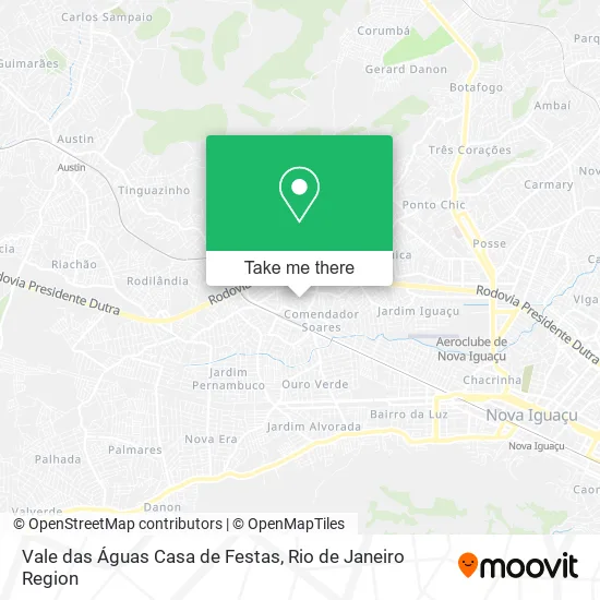 Vale das Águas Casa de Festas map