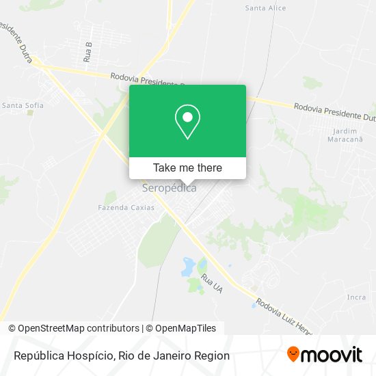 República Hospício map