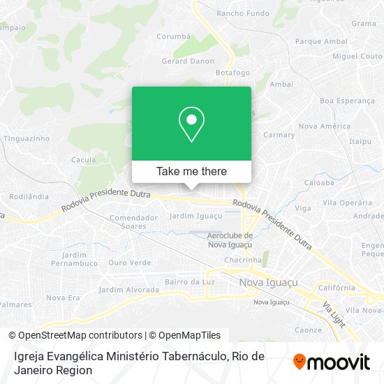 Igreja Evangélica Ministério Tabernáculo map