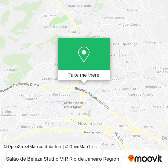 Salão de Beleza Studio VIP map