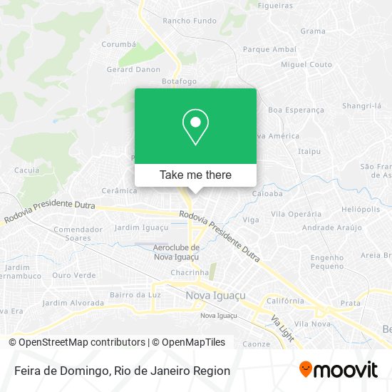 Mapa Feira de Domingo