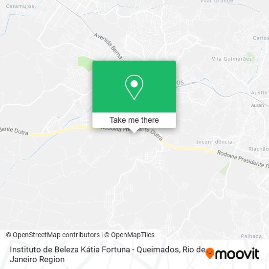 Instituto de Beleza Kátia Fortuna - Queimados map