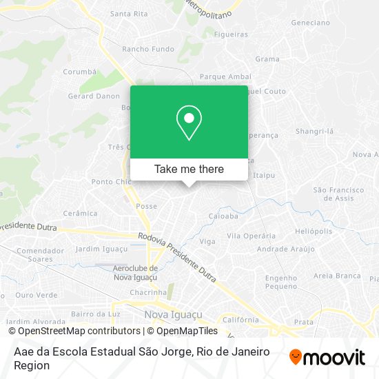 Aae da Escola Estadual São Jorge map