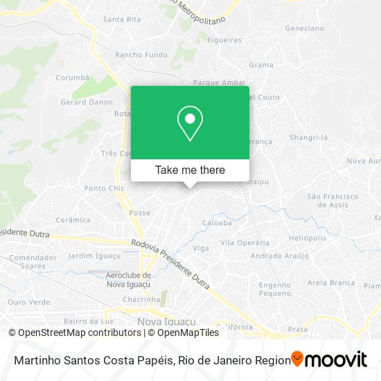 Martinho Santos Costa Papéis map