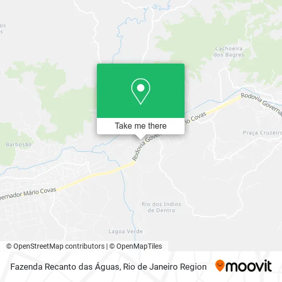 Fazenda Recanto das Águas map