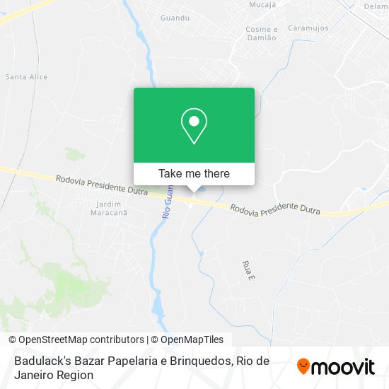 Badulack's Bazar Papelaria e Brinquedos map