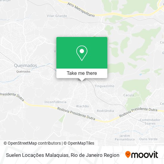 Mapa Suelen Locações Malaquias