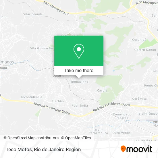 Teco Motos map