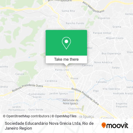 Sociedade Educandário Nova Grécia Ltda map