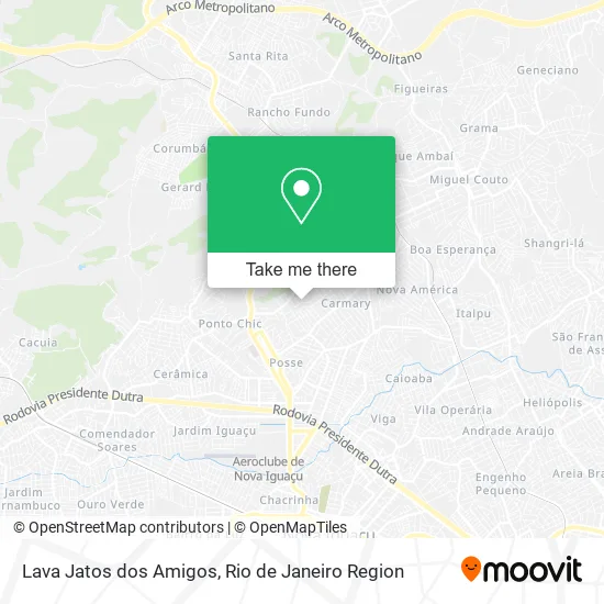 Lava Jatos dos Amigos map