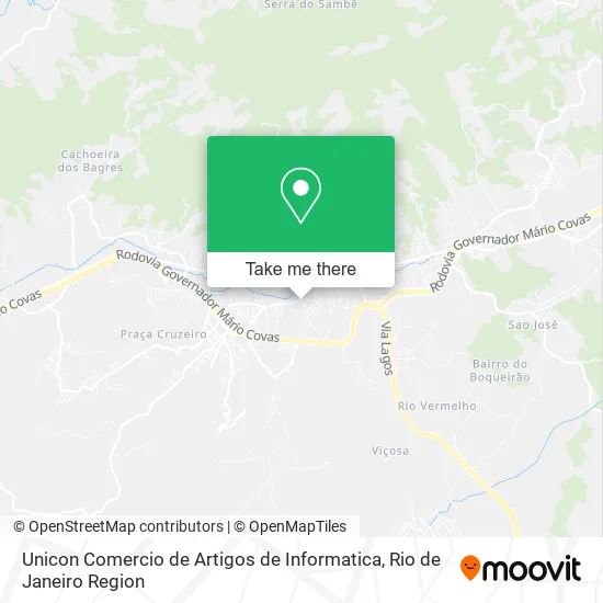 Unicon Comercio de Artigos de Informatica map