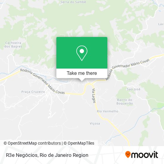 R3e Negócios map