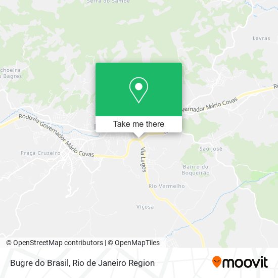 Bugre do Brasil map