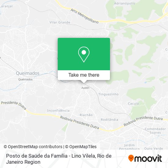 Posto de Saúde da Família - Lino Vilela map