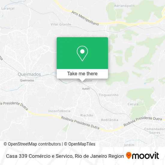 Casa 339 Comércio e Servico map