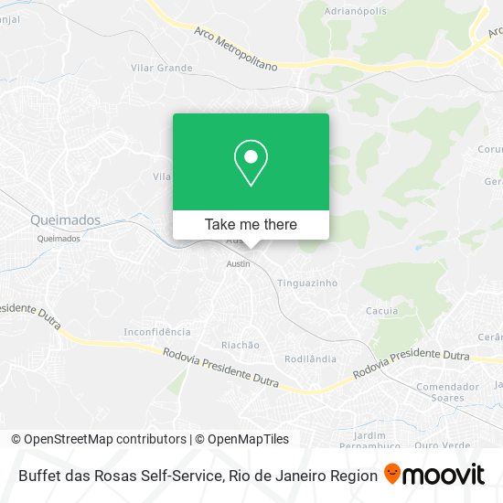 Buffet das Rosas Self-Service map