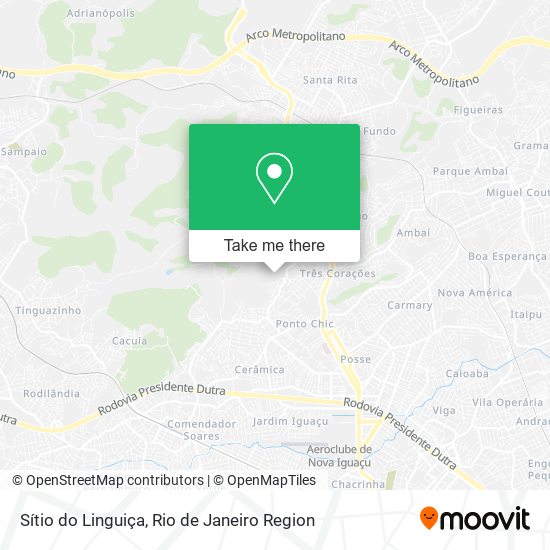 Sítio do Linguiça map