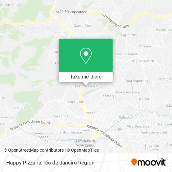 Happy Pizzaria map