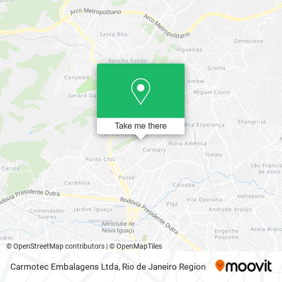 Mapa Carmotec Embalagens Ltda